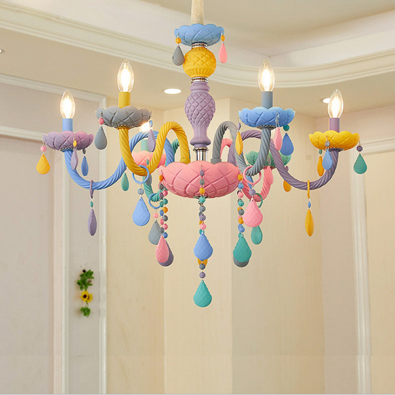 Candyland chandelier