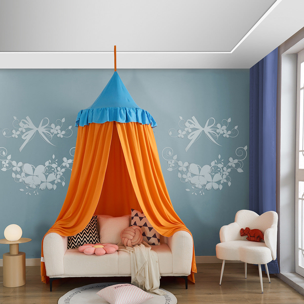 Color Blocking Bed Canopy