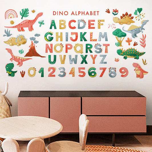 Dino Alphabet  Adventure Wall  Decal
